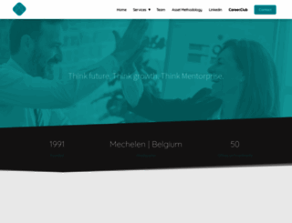 mentorprise.be screenshot