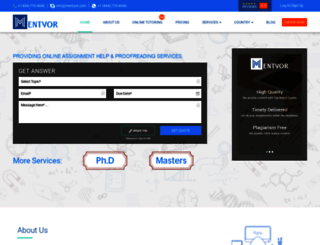mentyor.com screenshot