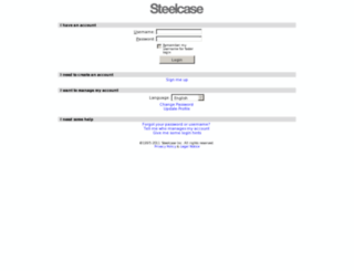 menu.steelcase.com screenshot