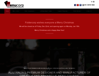 menucorp.com.au screenshot