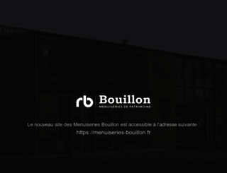 menuiserie-bouillon.fr screenshot