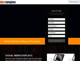 menupoly.com screenshot