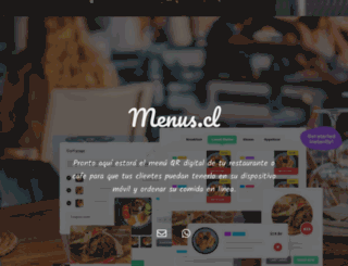 menus.cl screenshot