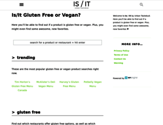 menus.urbantastebud.com screenshot