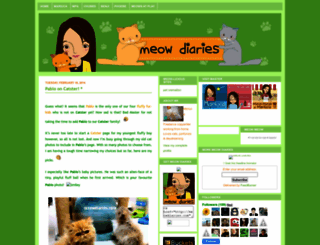 meowdiaries.com screenshot