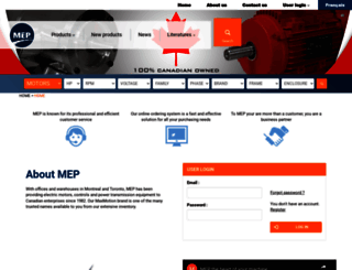 mep.ca screenshot