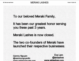 meraki-lashes-llc.myshopify.com screenshot