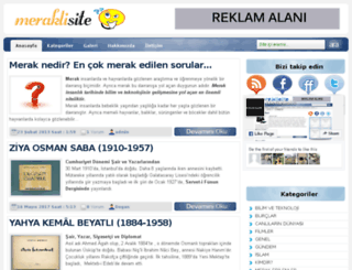 meraklisite.com screenshot