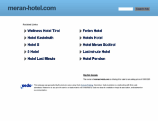 meran-hotel.com screenshot