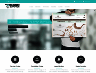 mercadeosuperior.com screenshot