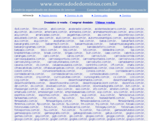 mercadodedominios.com.br screenshot