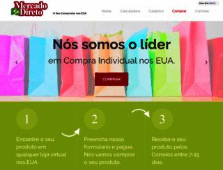 mercadodireto.com screenshot