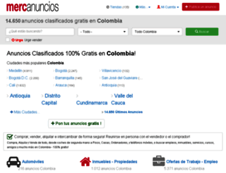 mercanuncios.com.co screenshot