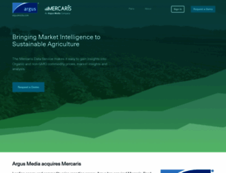 mercaris.com screenshot