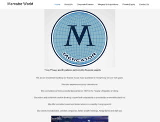 mercatorworld.com screenshot