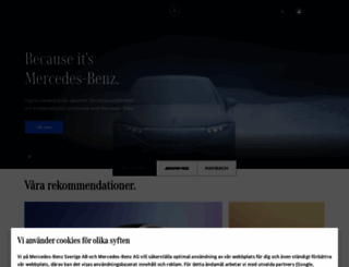 mercedes-benz.se screenshot