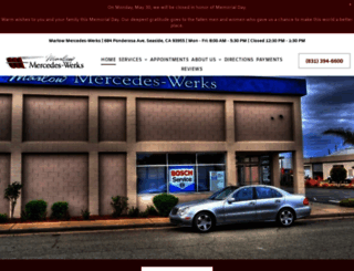 mercedes-werks.com screenshot