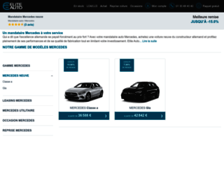 mercedes.elite-auto.fr screenshot