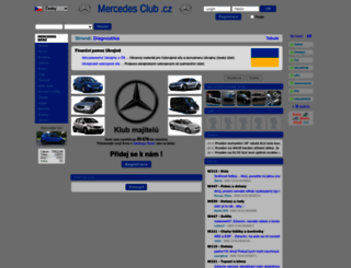 mercedesclub.cz screenshot