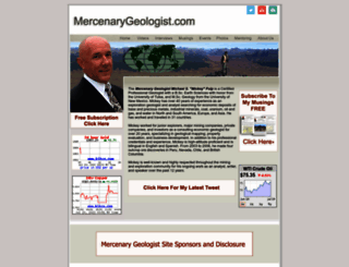 mercenarygeologist.com screenshot