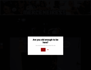 merceneiress.com screenshot