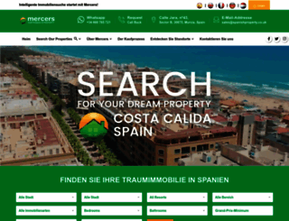 mercers-immobilien-spanien.com screenshot