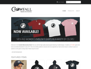 merch.crowfall.com screenshot