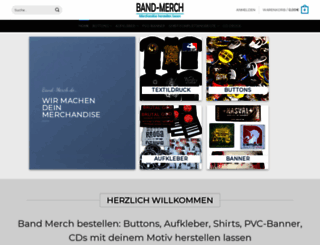 merchandise-herstellung.de screenshot