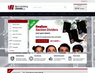 merchandisinglibraries.com.au screenshot