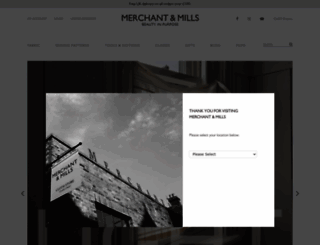 merchantandmills.com screenshot