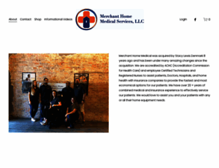 merchanthomemedicalservices.com screenshot