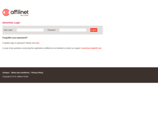 merchants.affili.net screenshot