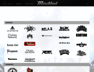 merchlandshop.com screenshot