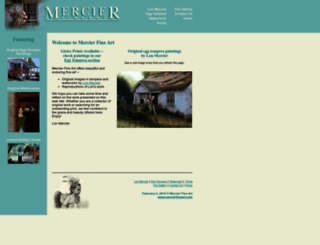 mercierfineart.com screenshot