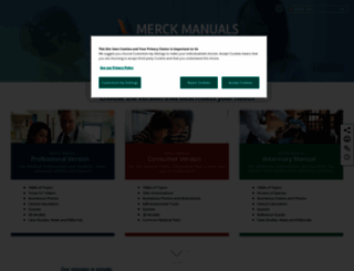 merckmanuals.com screenshot