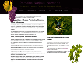 mercurey-narjoux-normand.com screenshot