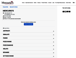 mercurios.menufy.com screenshot