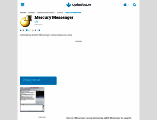 mercury-messenger.uptodown.com screenshot