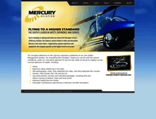 mercuryaviation.com screenshot