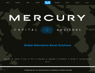 mercurycapitaladvisors.com screenshot