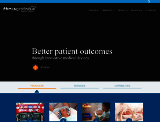 mercurymedical.com screenshot