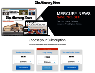 mercurynews.subscriber.services screenshot