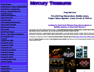 mercurytreasures.com screenshot