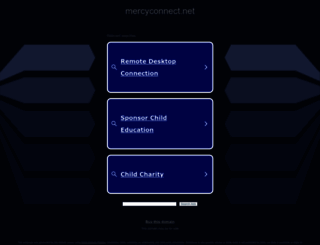mercyconnect.net screenshot