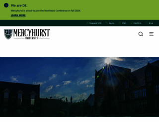 mercyhurst.edu screenshot