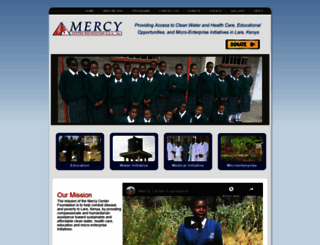 mercyproject.org screenshot