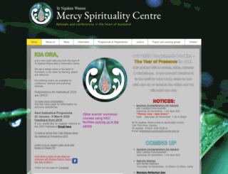 mercyspiritualitycentre.org.nz screenshot