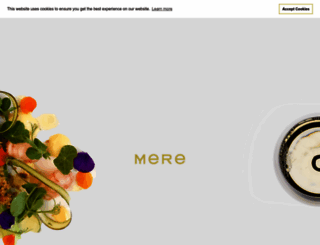 mere-restaurant.com screenshot