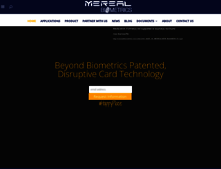 merealbiometrics.com screenshot
