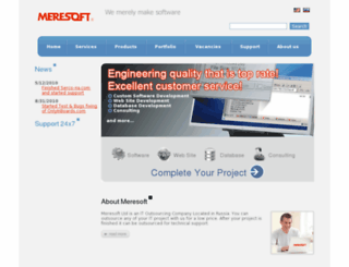 meresoft.com screenshot